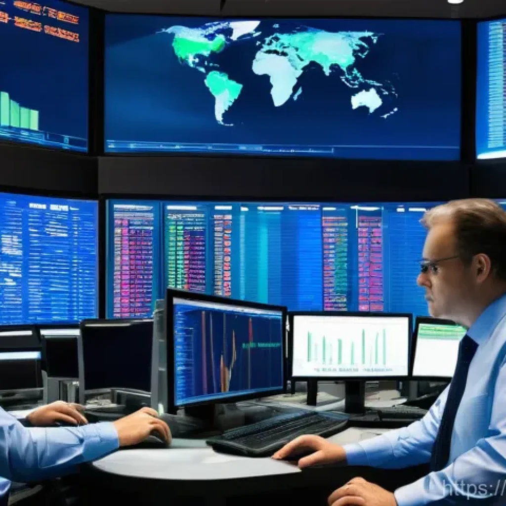 재무위험관리사의 필수 자질과 역량 - **Prompt 1: Decoding the Market's Pulse**
    A highly detailed, realistic image of a diverse group ...