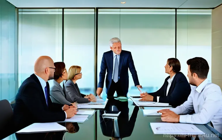 재무위험관리사의 필수 자질과 역량 - **Prompt 2: Data's Predictive Magic**
    A captivating, futuristic image of a solitary, brilliant f...