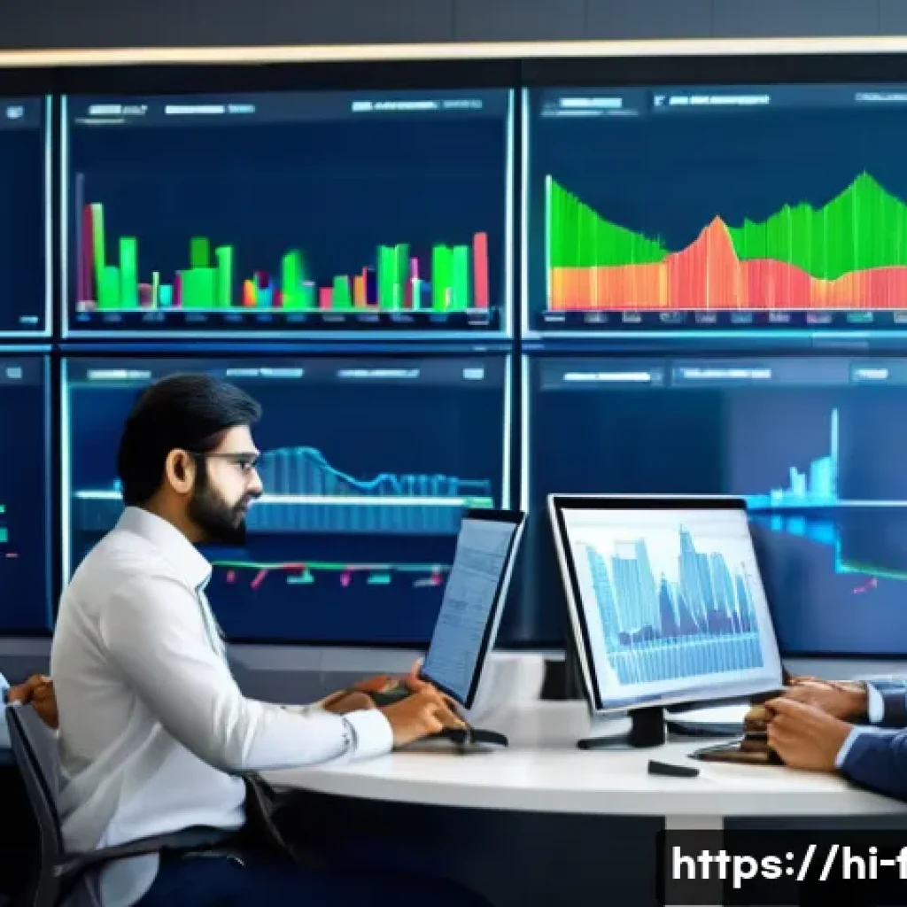 재무위험관리사로 일하면서 겪은 도전과 극복 사례 - A professional Indian financial risk management team in a modern office setting, analyzing fluctuati...